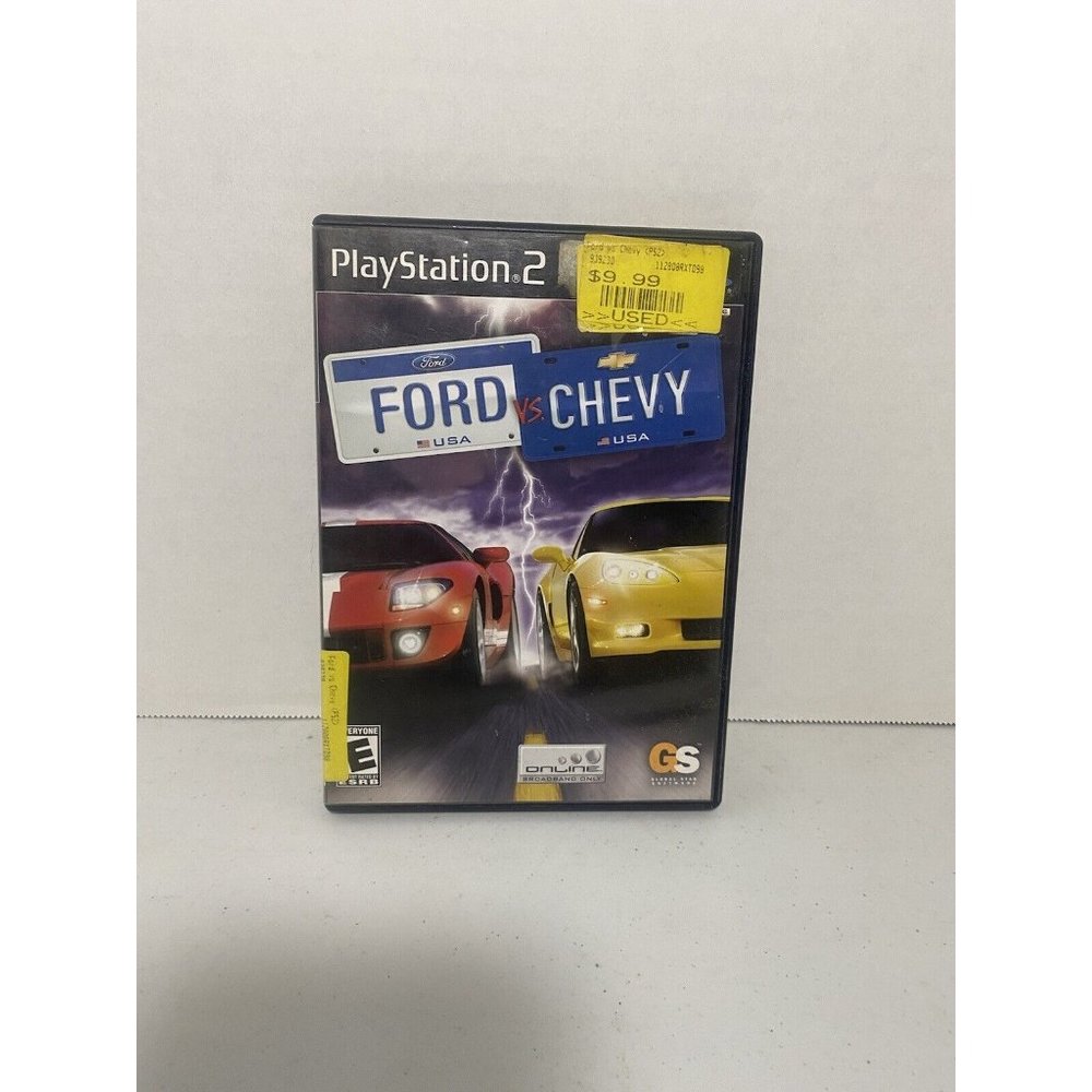 Ford Racing VS Chevy PS2 (Sony PlayStation 2, 2005) Tested & Works Complete!